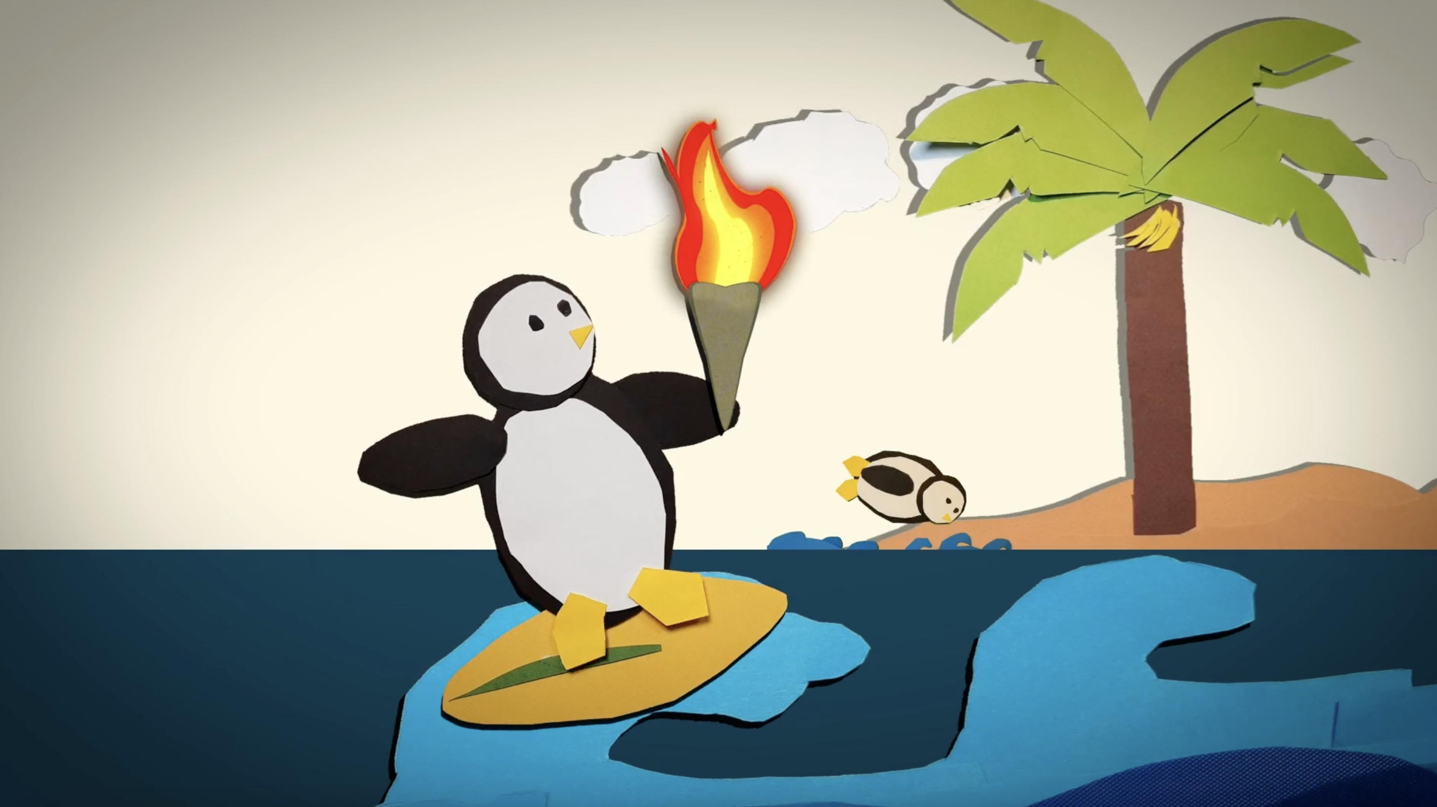 Photogramme tiré du film La flamme en balade