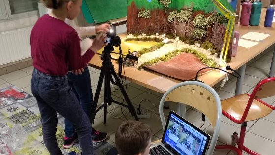 Atelier de réalisation de films d'animation en temps scolaire