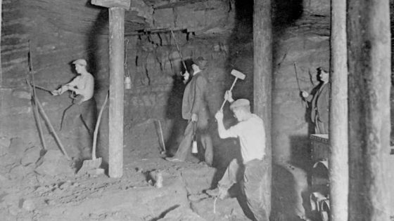 Mineurs au travail, Saulnes 1905