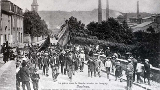 La grève dans le bassin minier de Longwy, 1905
