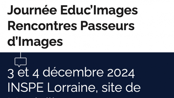 Rencontres Pro de l'éducation aux images en Lorraine