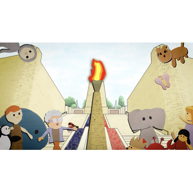 Photogramme tiré du film La flamme en balade