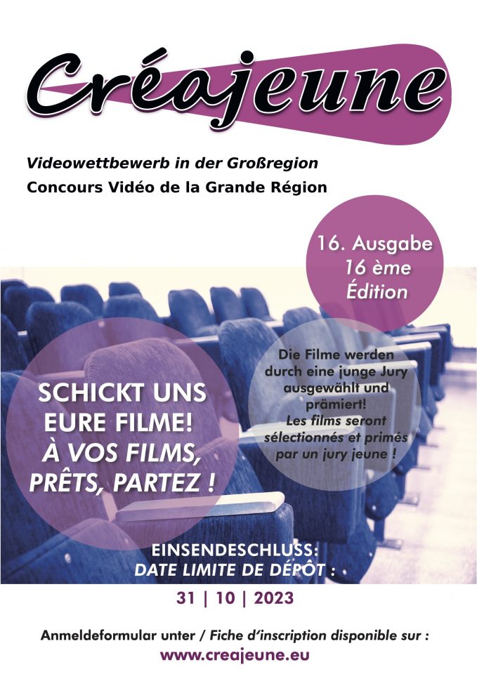 Créajeune 16ème édition : à vos films ! 