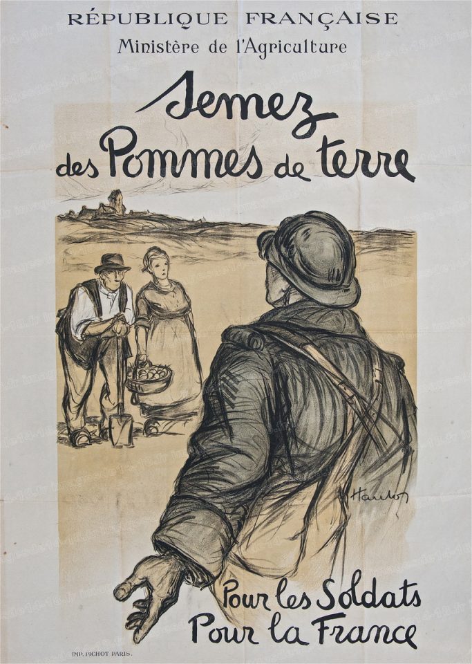 Semez des pommes de terre pour les soldats, pour la France (G. Hautot, 1917)