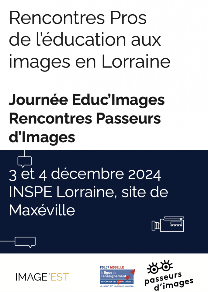 Rencontres Pro de l'éducation aux images en Lorraine